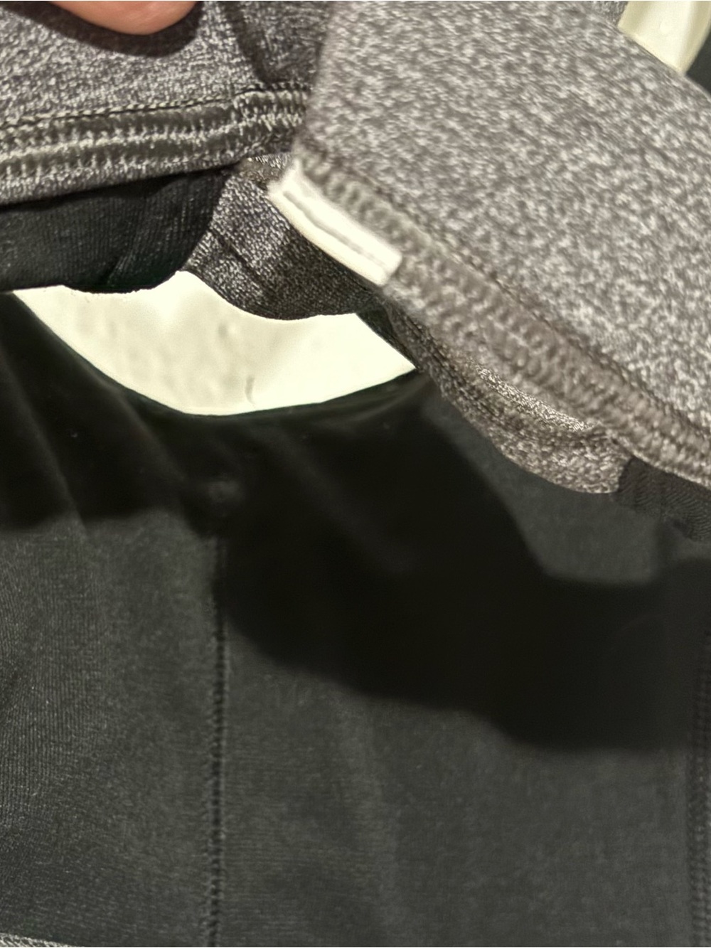 lululemon athletica Heather Gray Crisscross Back Sports Bra - Picture 5 of 8